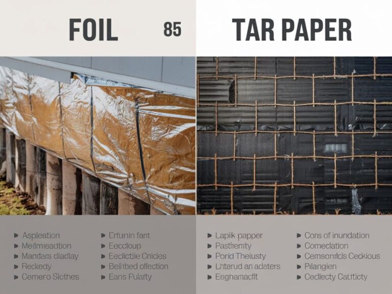 Izolacja pozioma fundamentów z użyciem folii LDPE