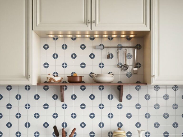 Kosze na śmieci w przestrzeni między szafkami kuchennymi