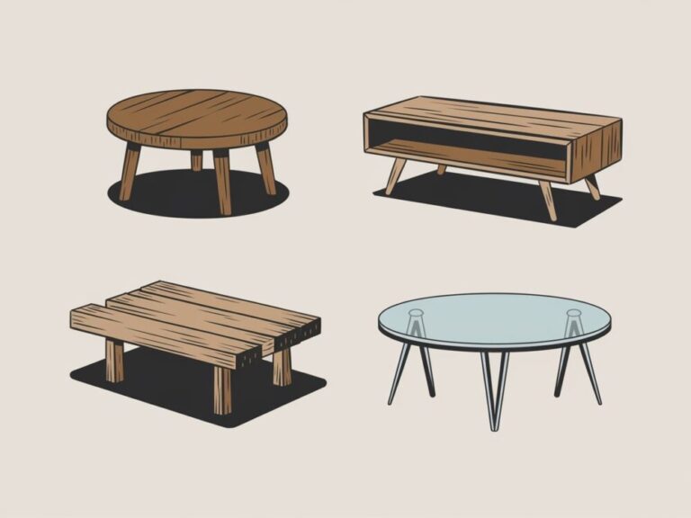 Proces tworzenia stolika kawowego w warsztacie