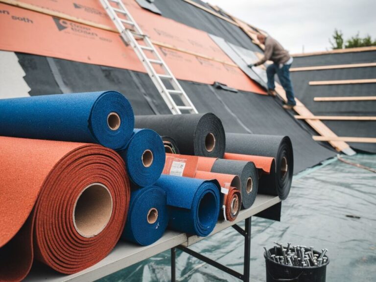 Proces układania papy termozgrzewalnej na fundamentach