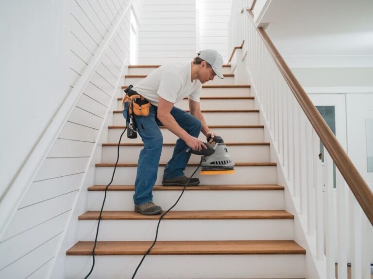 Renowacja schodów drewnianych – efekt końcowy